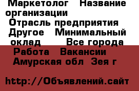 Маркетолог › Название организации ­ Michael Page › Отрасль предприятия ­ Другое › Минимальный оклад ­ 1 - Все города Работа » Вакансии   . Амурская обл.,Зея г.